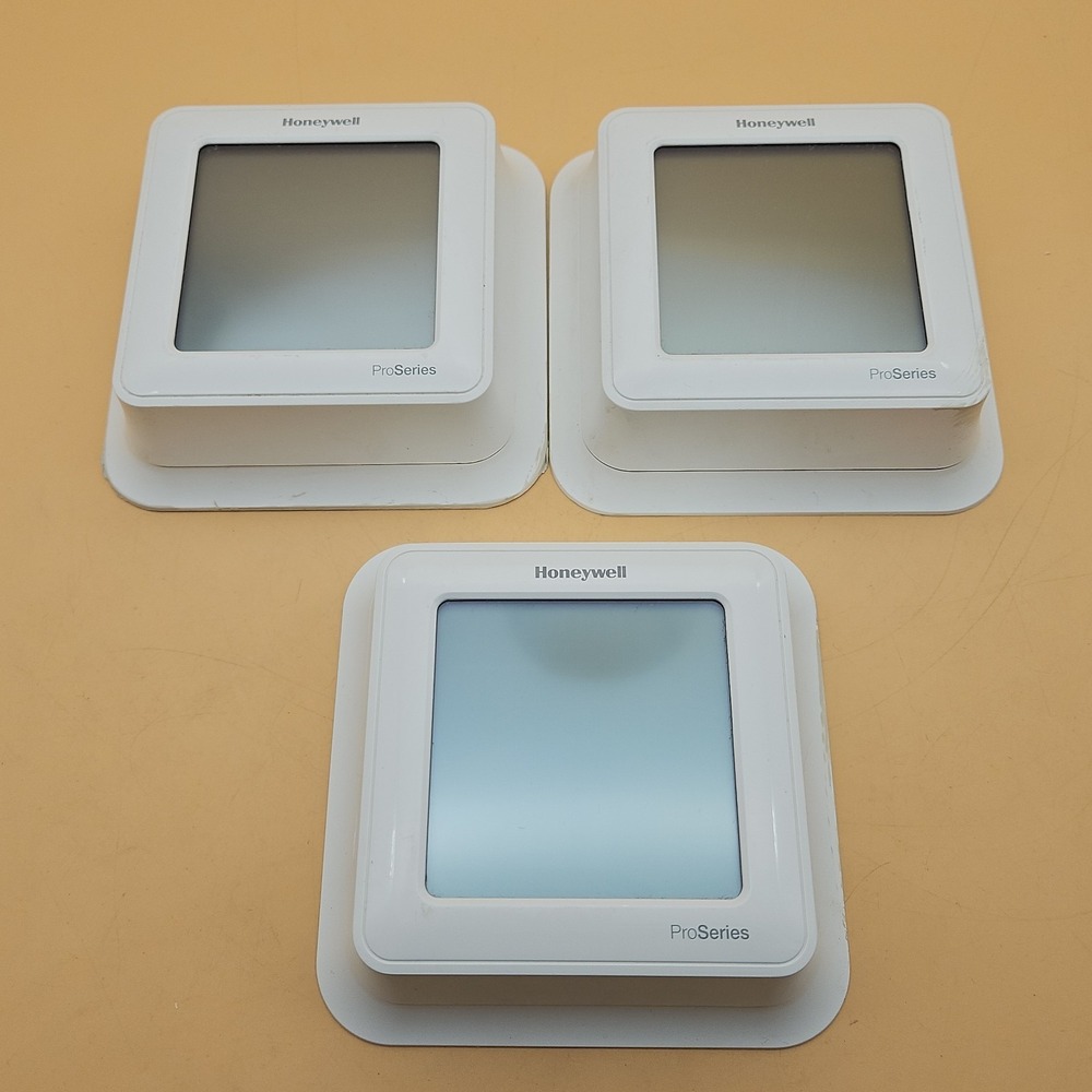 Lot Of 3 Honeywell T6 Pro Series Programmable Thermostats White TH6320ZW2003